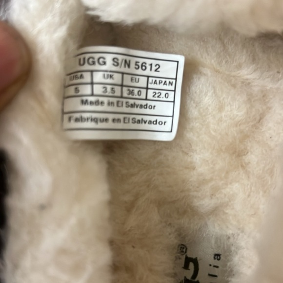 UGG Dakota Moccasin Slippers SN 5612 | Blue w/Brown Ties | US-5 - Picture 2 of 5